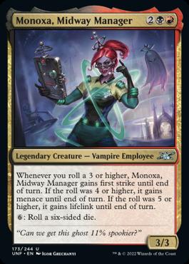 naokuroshop MTG [UNF][173][多][U][EN][Monoxa, Midway Manager]（foil） NM