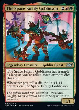 naokuroshop MTG [UNF][179][多][U][EN][The Space Family Goblinson]（foil） NM