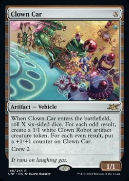 naokuroshop MTG [UNF][186][茶][R][EN][Clown Car]（foil） NM