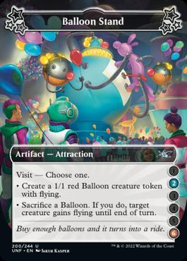 naokuroshop MTG [UNF][200][茶][U][EN][Balloon Stand (a)]（foil） NM