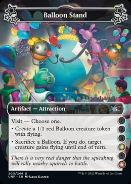 naokuroshop MTG [UNF][200][茶][U][EN][Balloon Stand (c)]（foil） NM