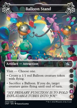 naokuroshop MTG [UNF][200][茶][U][EN][Balloon Stand (d)] NM