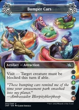 naokuroshop MTG [UNF][202][茶][U][EN][Bumper Cars (a)]（foil） NM