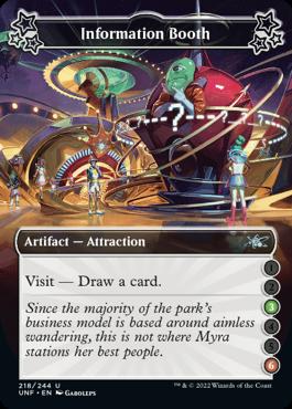 naokuroshop MTG [UNF][218][茶][U][EN][Information Booth (b)]（foil） NM