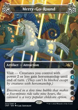 naokuroshop MTG [UNF][222][茶][R][EN][Merry-Go-Round (a)]（foil） NM