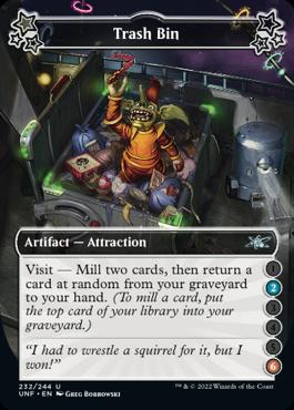 naokuroshop MTG [UNF][232][茶][U][EN][Trash Bin (a)]（foil） NM