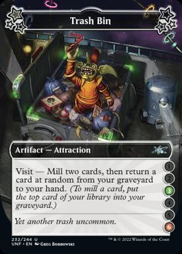 naokuroshop MTG [UNF][232][茶][U][EN][Trash Bin (b)]（foil） NM