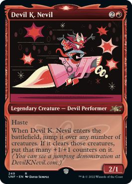 naokuroshop MTG [UNF][249][赤][R][EN][Devil K. Nevil]（どんぐりスタンプ）（foil） NM