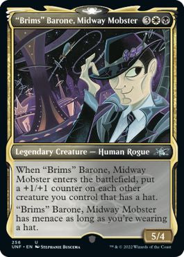 naokuroshop MTG [UNF][256][多][U][EN]["Brims" Barone, Midway Mobster]（どんぐりスタンプ）（foil） NM