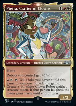 naokuroshop MTG [UNF][268][多][U][EN][Pietra, Crafter of Clowns]（どんぐりスタンプ）（foil） NM