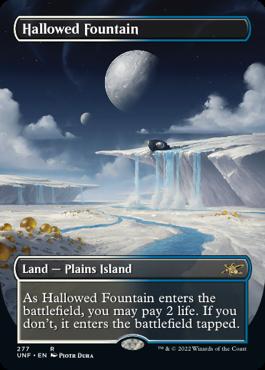 naokuroshop MTG [UNF][277][土][R][EN][神聖なる泉/Hallowed Fountain]（foil） NM