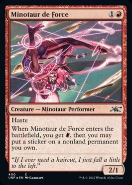 naokuroshop MTG [UNF][400][赤][C][EN][Minotaur de Force] NM