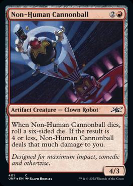 naokuroshop MTG [UNF][401][赤][C][EN][Non-Human Cannonball] NM