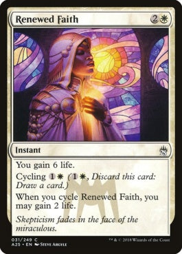 naokuroshop MTG [A25][031][白][C][EN][新たな信仰/Renewed Faith] NM