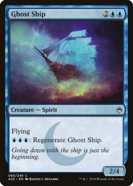 naokuroshop MTG [A25][060][青][C][EN][幽霊船/Ghost Ship] NM