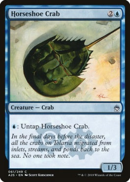 naokuroshop MTG [A25][061][青][C][EN][カブトガニ/Horseshoe Crab] NM