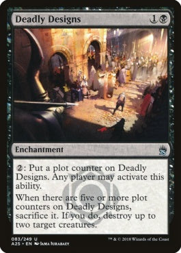 naokuroshop MTG [A25][083][黒][U][EN][命取りの企て/Deadly Designs] NM