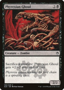 naokuroshop MTG [A25][100][黒][C][EN][ファイレクシアの食屍鬼/Phyrexian Ghoul] NM