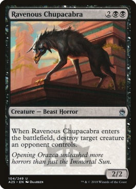 naokuroshop MTG [A25][104][黒][U][EN][貪欲なチュパカブラ/Ravenous Chupacabra] NM