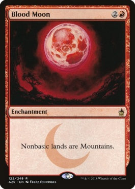 naokuroshop MTG [A25][122][赤][R][EN][血染めの月/Blood Moon] NM