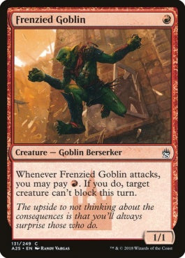 naokuroshop MTG [A25][131][赤][C][EN][激情のゴブリン/Frenzied Goblin] NM