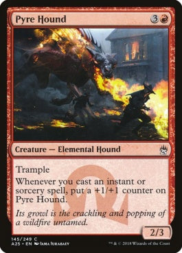 naokuroshop MTG [A25][145][赤][C][EN][火の猟犬/Pyre Hound] NM