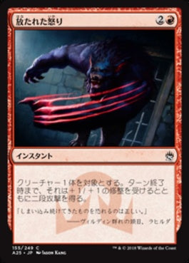 naokuroshop MTG [A25][155][赤][C][JP][放たれた怒り/Uncaged Fury] NM