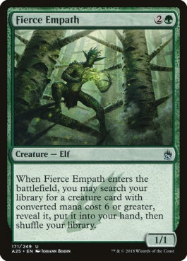 naokuroshop MTG [A25][171][緑][U][EN][激情の共感者/Fierce Empath] NM