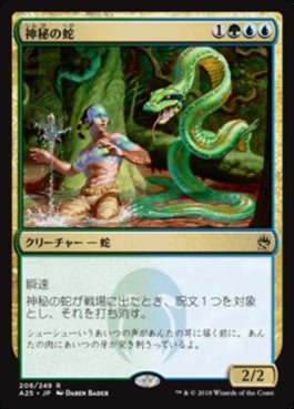 naokuroshop MTG [A25][208][多][R][JP][神秘の蛇/Mystic Snake] NM