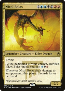 naokuroshop MTG [A25][209][多][R][EN][ニコル・ボーラス/Nicol Bolas] NM