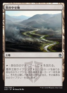 naokuroshop MTG [A25][236][土地][U][JP][灰のやせ地/Ash Barrens] NM