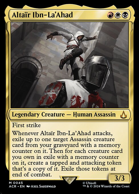 naokuroshop MTG [ACR][0045][多][M][EN][アルタイル・イブン・ラ・アハド/Altaïr Ibn-La'Ahad]（foil） NM