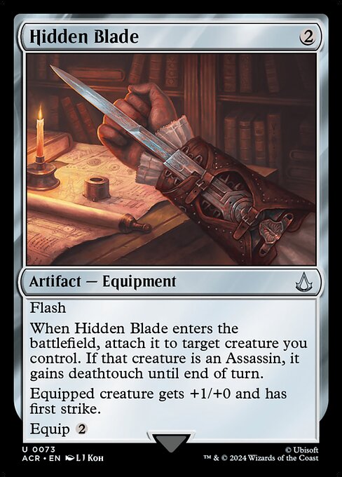 naokuroshop MTG [ACR][0073][茶][U][EN][アサシンブレード/Hidden Blade]（foil） NM