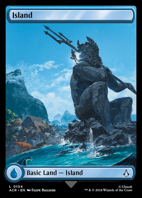 naokuroshop MTG [ACR][0104][土地][C][EN][島/Island]（foil） NM