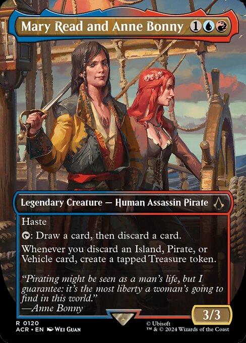 naokuroshop MTG [ACR][0120][多][R][EN][メアリ・リードとアン・ボニー/Mary Read and Anne Bonny]（foil） NM