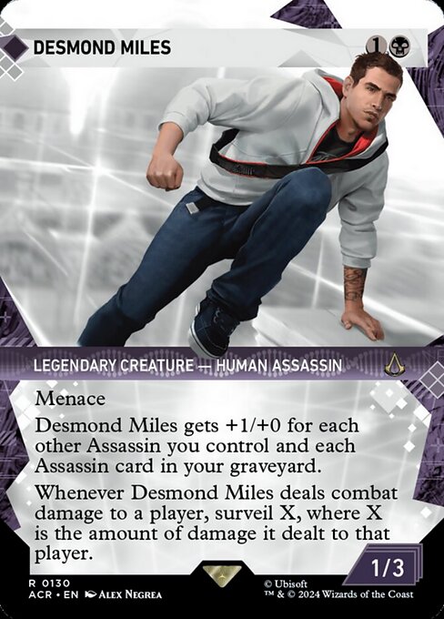 naokuroshop MTG [ACR][0130][黒][R][EN][デズモンド・マイルズ/Desmond Miles]（foil） NM