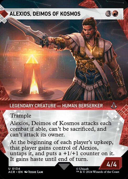 naokuroshop MTG [ACR][0134][赤][U][EN][コスモスの門徒、アレクシオス/Alexios, Deimos of Kosmos]（foil） NM