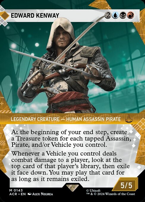 naokuroshop MTG [ACR][0143][多][M][EN][エドワード・ケンウェイ/Edward Kenway]（foil） NM