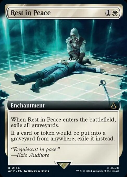 naokuroshop MTG [ACR][0156][白][R][EN][安らかなる眠り/Rest in Peace] NM