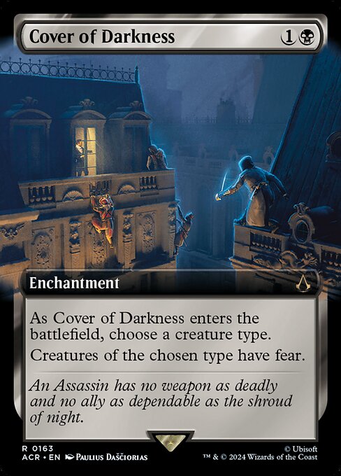 naokuroshop MTG [ACR][0163][黒][R][EN][闇の覆い/Cover of Darkness]（foil） NM