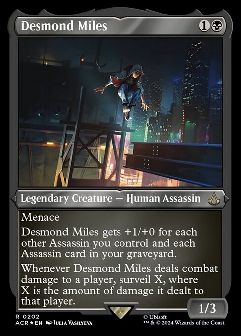 naokuroshop MTG [ACR][0202][黒][R][EN][デズモンド・マイルズ/Desmond Miles] NM