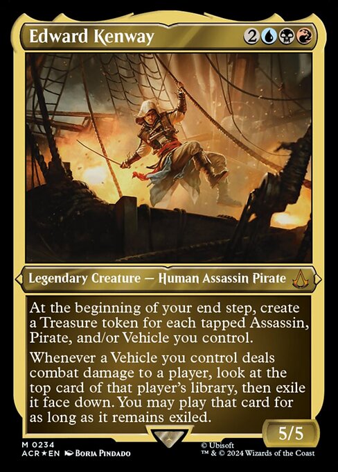 naokuroshop MTG [ACR][0234][多][M][EN][エドワード・ケンウェイ/Edward Kenway] NM