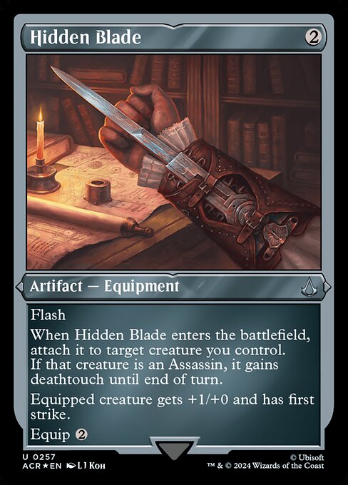 naokuroshop MTG [ACR][0257][茶][U][EN][アサシンブレード/Hidden Blade] NM