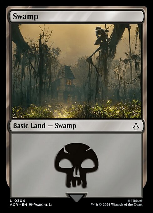 naokuroshop MTG [ACR][0304][土地][C][EN][Swamp] NM