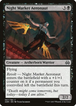 naokuroshop MTG [AER][067][黒][C][EN][夜市の飛空士/Night Market Aeronaut] NM