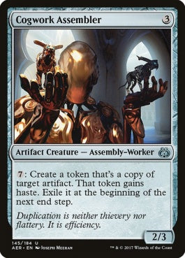 naokuroshop MTG [AER][145][茶][U][EN][歯車組立工/Cogwork Assembler] NM