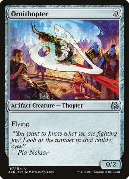 naokuroshop MTG [AER][167][茶][U][EN][羽ばたき飛行機械/Ornithopter] NM