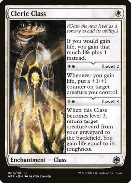 naokuroshop MTG [AFR][006][白][U][EN][クレリック・クラス/Cleric Class]（foil） NM