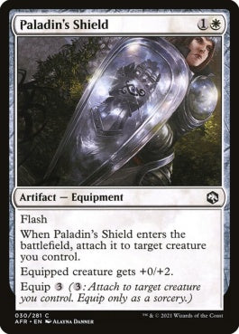 naokuroshop MTG [AFR][030][白][C][EN][パラディンの盾/Paladin's Shield] NM