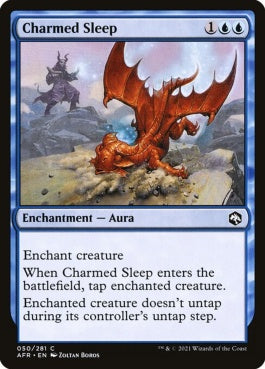 naokuroshop MTG [AFR][050][青][C][EN][魔法の眠り/Charmed Sleep]（foil） NM